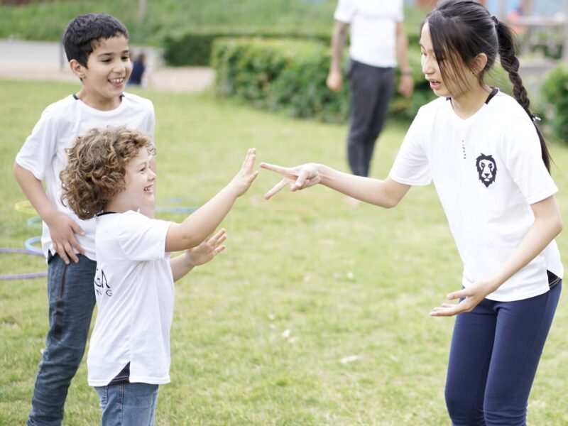 Kinderen, plezier, kamp