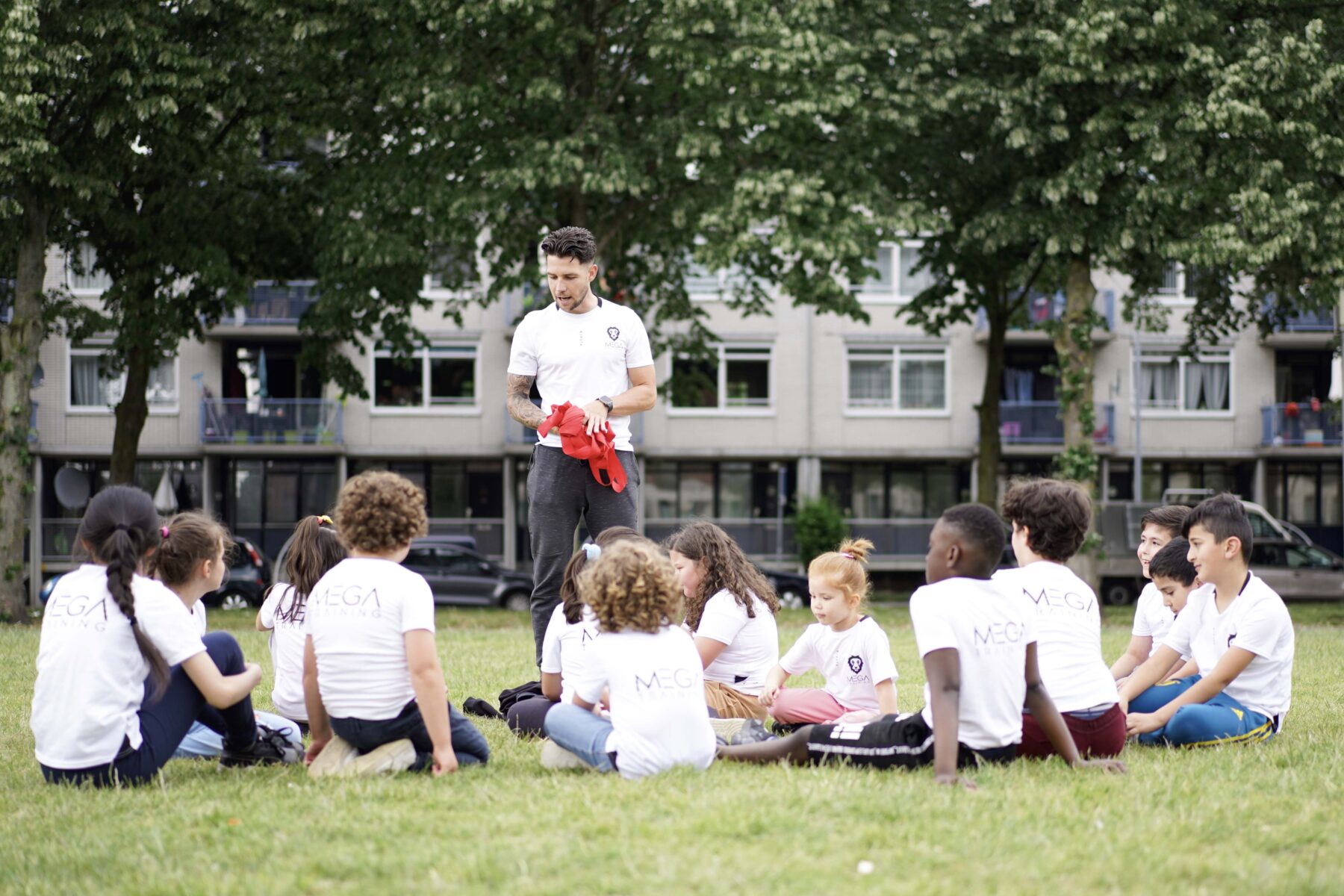 Kinderen, plezier, sportkamp